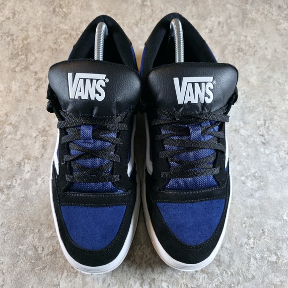 Vans Shoes Hylane Mens 10 Retro Skate Blue Black Skate Sneakers *Barely Worn. main image 6